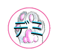 matchameowlatte demi catpaw matchameowlatte Sticker