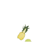 Drink Pineapple Sticker by Lady Buddha Kombucha