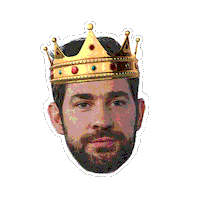 John Krasinski King Sticker by SomeGoodNews