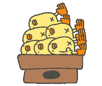 Bird Chicken Sticker by ぴょろりんちょ（ひよこ人間ぴよ）