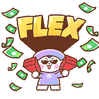Monkey Flex Sticker by LINE FRIENDS