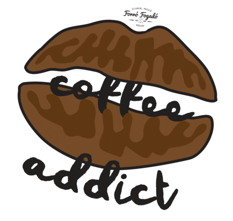 Coffee Kiss Sticker by Forró Fogadó