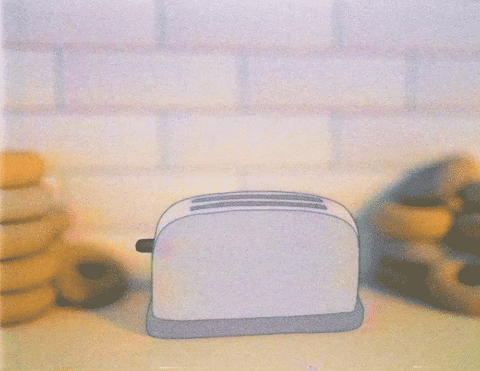 lijemorgan giphyupload loop character breakfast GIF