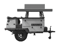 Camping Woolly Bear Sticker by TAXA Outdoors