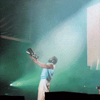 damso_gifs concert festivals feu flamme GIF