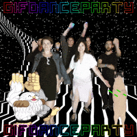 gif_dance_party gif dance party museum of the moving image gif elevator GIF