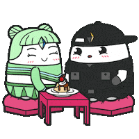 Date Night Ghost Sticker by Boo