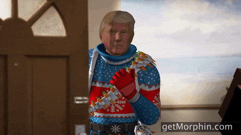 Donald Trump Christmas GIF by Morphin