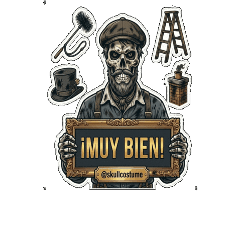 Skull Aprobado Sticker