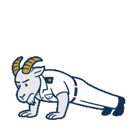 Touchdown Pushups Sticker by ForeverFirstie