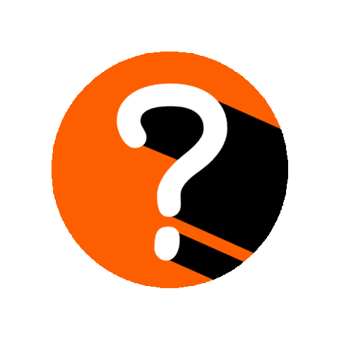 Orange Abc Sticker