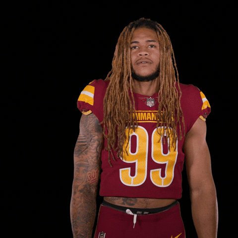 Football Chase Young GIF by Washington Commanders