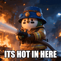 Fire Penguin GIF by ZaddyFi