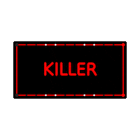 English Neon Sticker