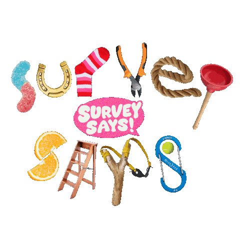 Family Feud Trivia Sticker by Quiz Meisters