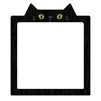 Cat Frame Sticker