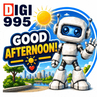 Good Afternoon Robot GIF by Digi 995