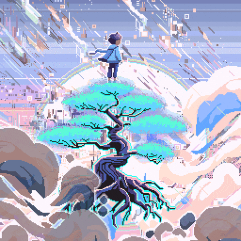 Sachcoothearty giphyupload pixelart sun power GIF