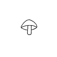 Energy Mushroom Sticker by MYCELAB