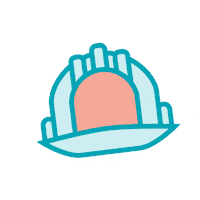 Levelcrossings construction safety hard hat level crossing Sticker