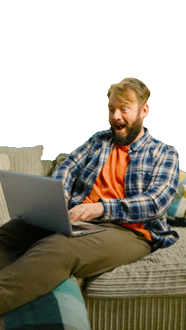 kcomhome giphyupload typing security jim carrey Sticker