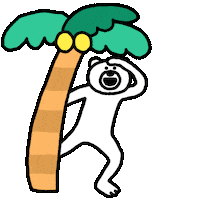 Summer Creeping Sticker by takadabear