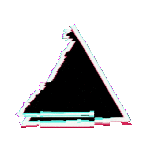AFTRFX music glitch dj black and white Sticker