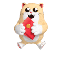 Money Jump Sticker by Liberty Cats Emojis