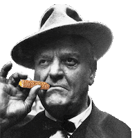 gottlieb duttweiler deal with it Sticker by Migros