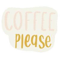 Pink Coffee Sticker