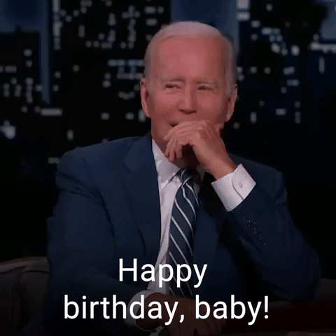 Happy birthday, baby!