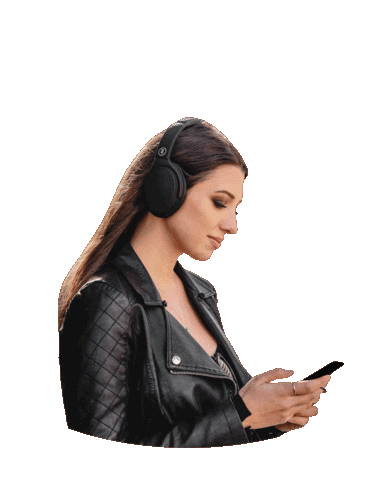 cre8sounds music girl text woman Sticker