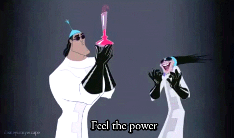 emperors new groove feel the power GIF
