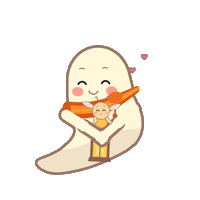 Autumn Hug Sticker by Trovona