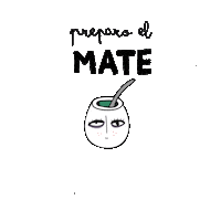 moooibueno argentina breakfast mate desayuno Sticker