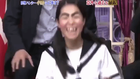 japan laughing GIF