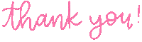 Pink Thank You Sticker