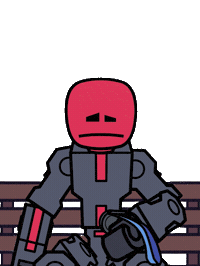 Nervous Crystal Ball Sticker by StikBot