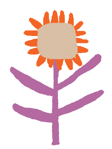 Flower Kids Sticker by afabula