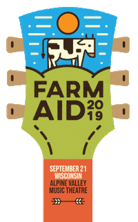 Sing Willie Nelson Sticker by Farm Aid