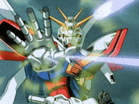 doom_scroll shining gundam undefeated of the east gundam charge g gundam power up GIF