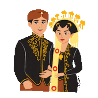 Happy Wedding Sticker