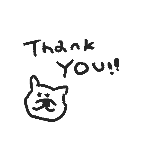 Dog Thanks Sticker