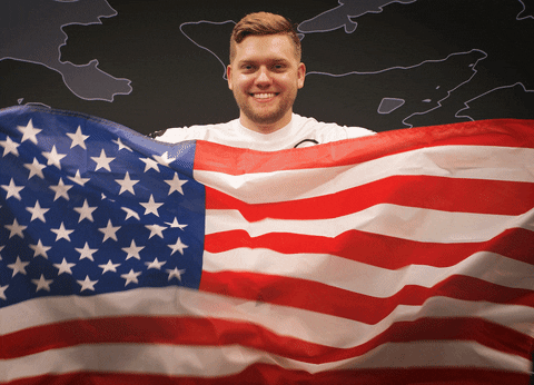 4Th Of July Smile GIF by 100 Thieves