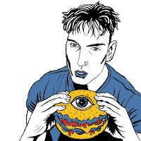 fast food dancing Sticker by Sam Fender