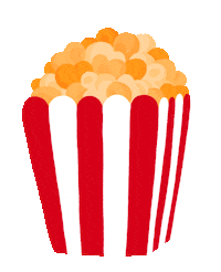 Fun Popcorn Sticker by Yeremia Adicipta