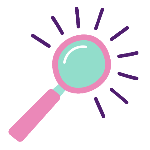 CR_UK giphyupload research magnifier bowelbabe Sticker