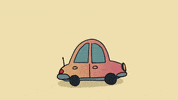 mintpaintart car speed driving on my way GIF
