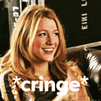 Cringe No GIF by Blake Lively Fan