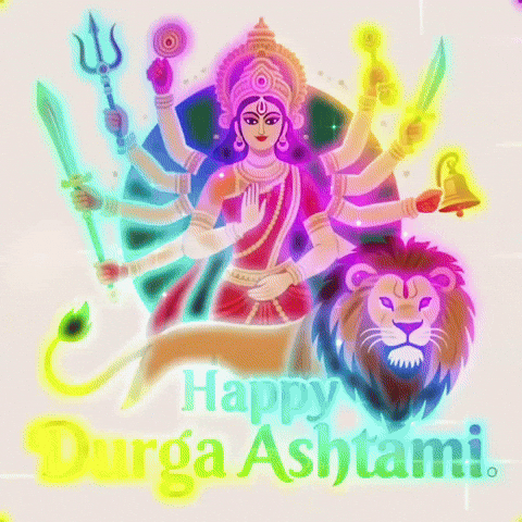 goodvibewishes navratri indian festival hindu festival jai mata di GIF